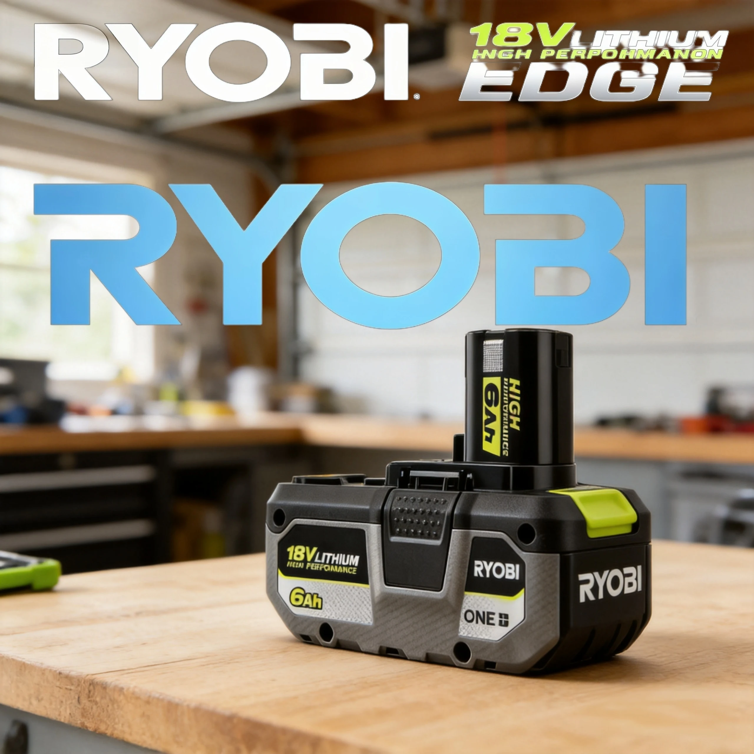 Upgrade RYOBI 18V 8Ah Rechargeable Lithium Battery in 2026- Long Lifespan, High Capacity Compatible with All 18V Series Tools