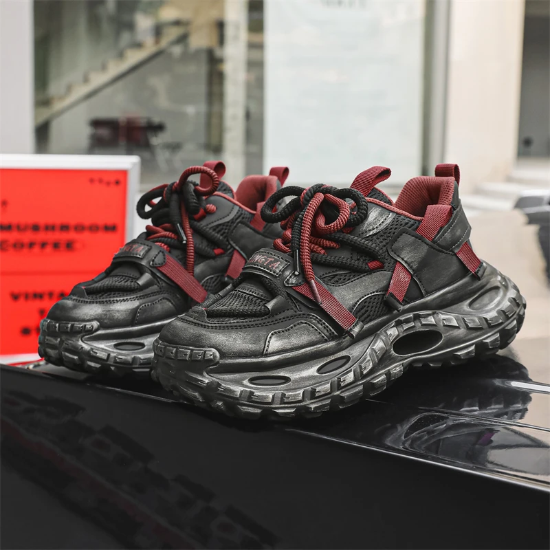 

Men's Shoes 2025 New Autumn Trendy Brand Torre Men's Thick Sole Increased Casual Flow Reflective Sports Running Trendy Shoes