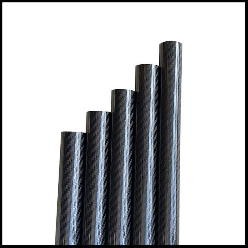 lot/2pcs 500mm Carbon Fiber Tube for RC Airplane Parts 30mm 34mm 36mm 38mm 40mm 42mm 50mm 80mm High Composite Hardness Material