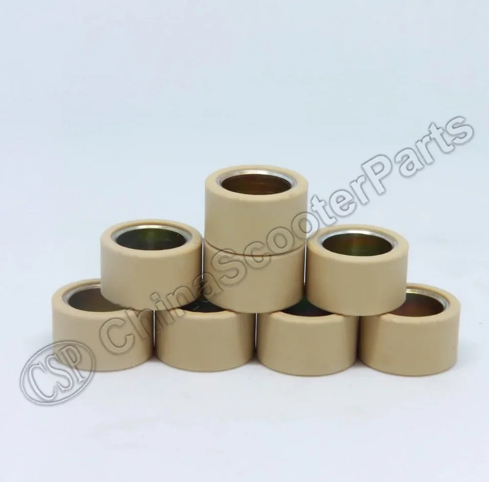 8pcs A set 30X18 25.5G Variator Roller Weight Slider For CF188 CF500  500 CF196 800 800CC ATV UTV Parts 0180-051100-0003