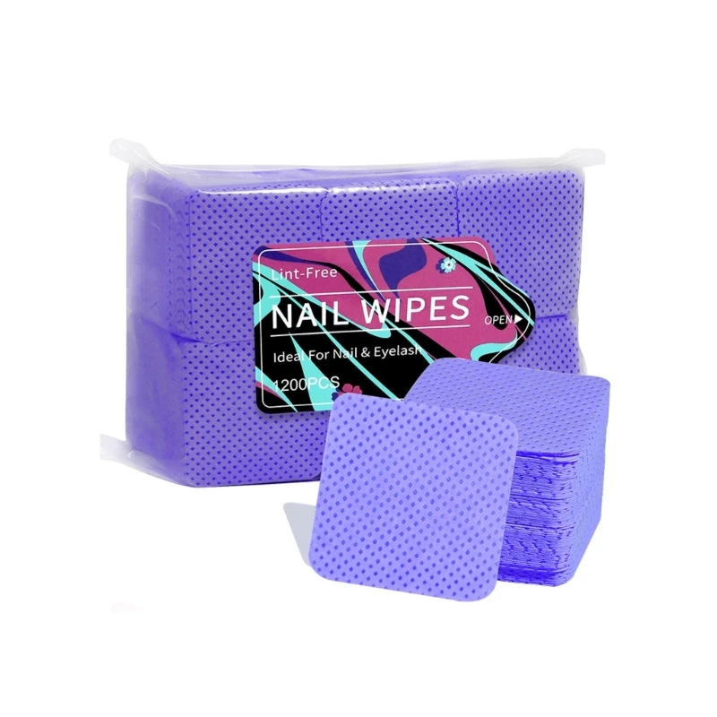 Lint Wipes,Nonwoven Fabric Cleaning Pads Salon Supplies E1YF