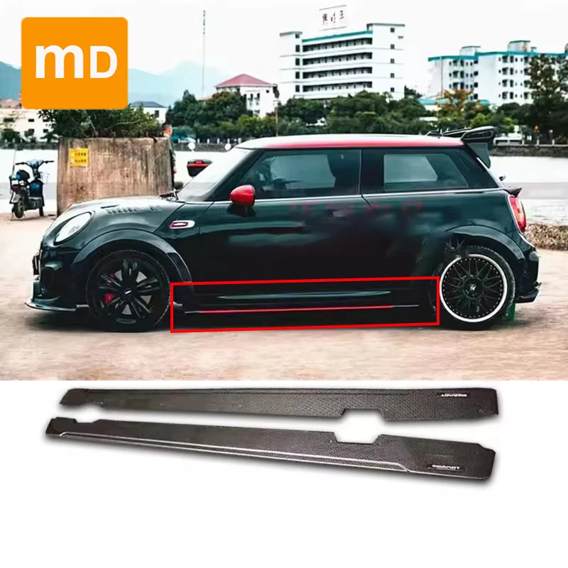 Side SkirtsThreshold Lip Splitter Spoiler Bumper Diffuser For BMW MINI F56F55 Modified Duell AG Body Kit Car Accessories Upgrade