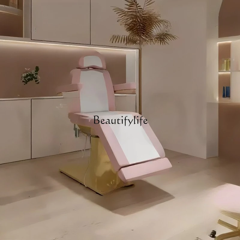 04  Base Electric Beauty Bed Multifunctional Massage Beauty Salon Eyelash Bed