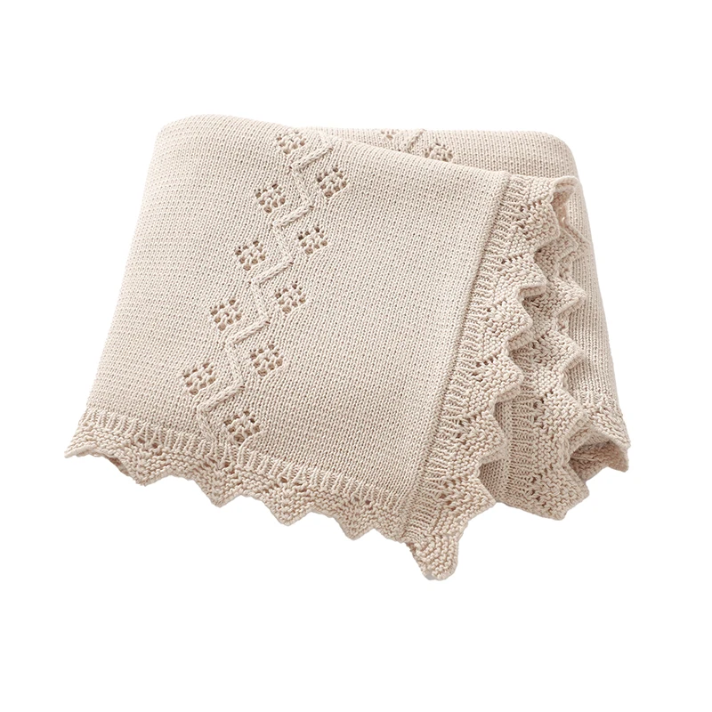 الوليد الطفل بطانية القطن متعددة الاستخدام محبوك الرضع أطفال بنين بنات النوم لحاف يغطي لعربة 90*70 سنتيمتر تلقي حصيرة #1