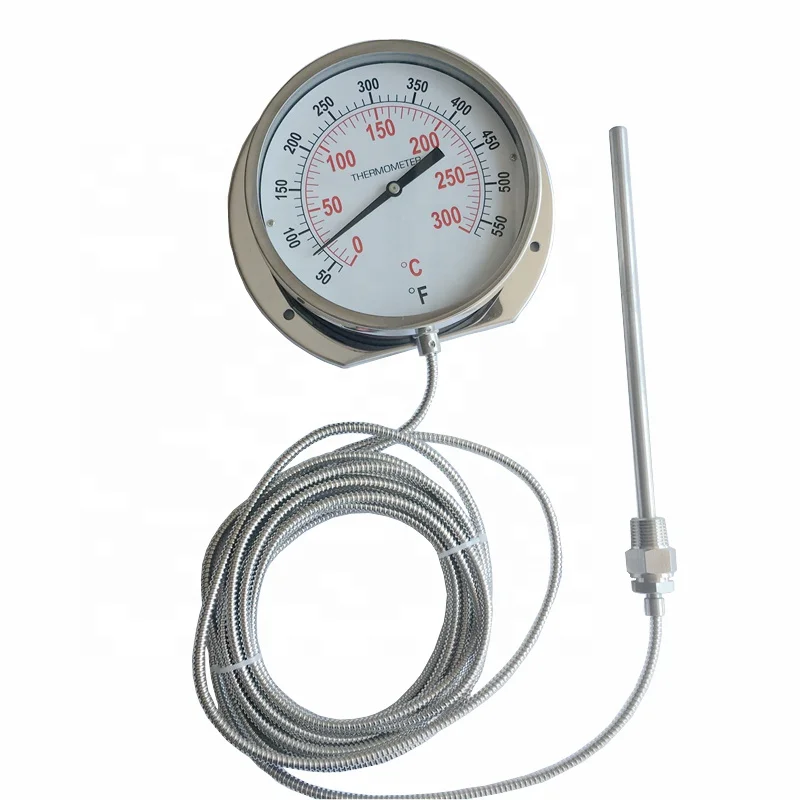 

capillary thermometer with Gas Filled Thermometers （Dial Size 100mm）