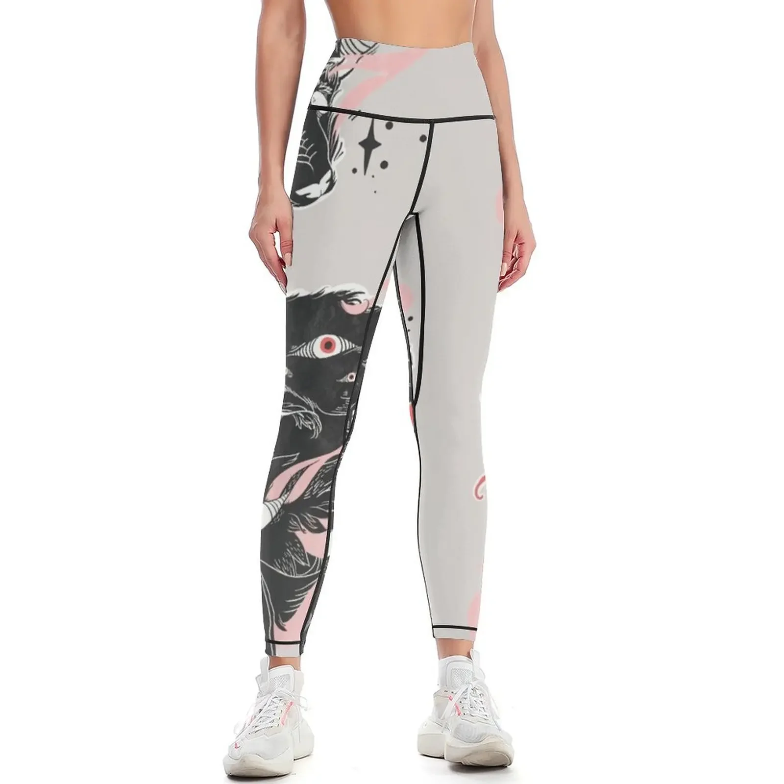 Wild Wolves With Many Eyes Leggings workout clothes for gym's clothing Women's sports pants sportswear for gym Womens Leggings