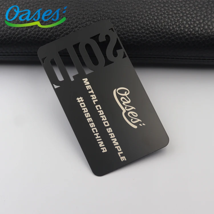 Customized query Luxury Premium Personalized Nfc Business Card Metal Membership Card Matte Black Metal Business Cards With Laser
