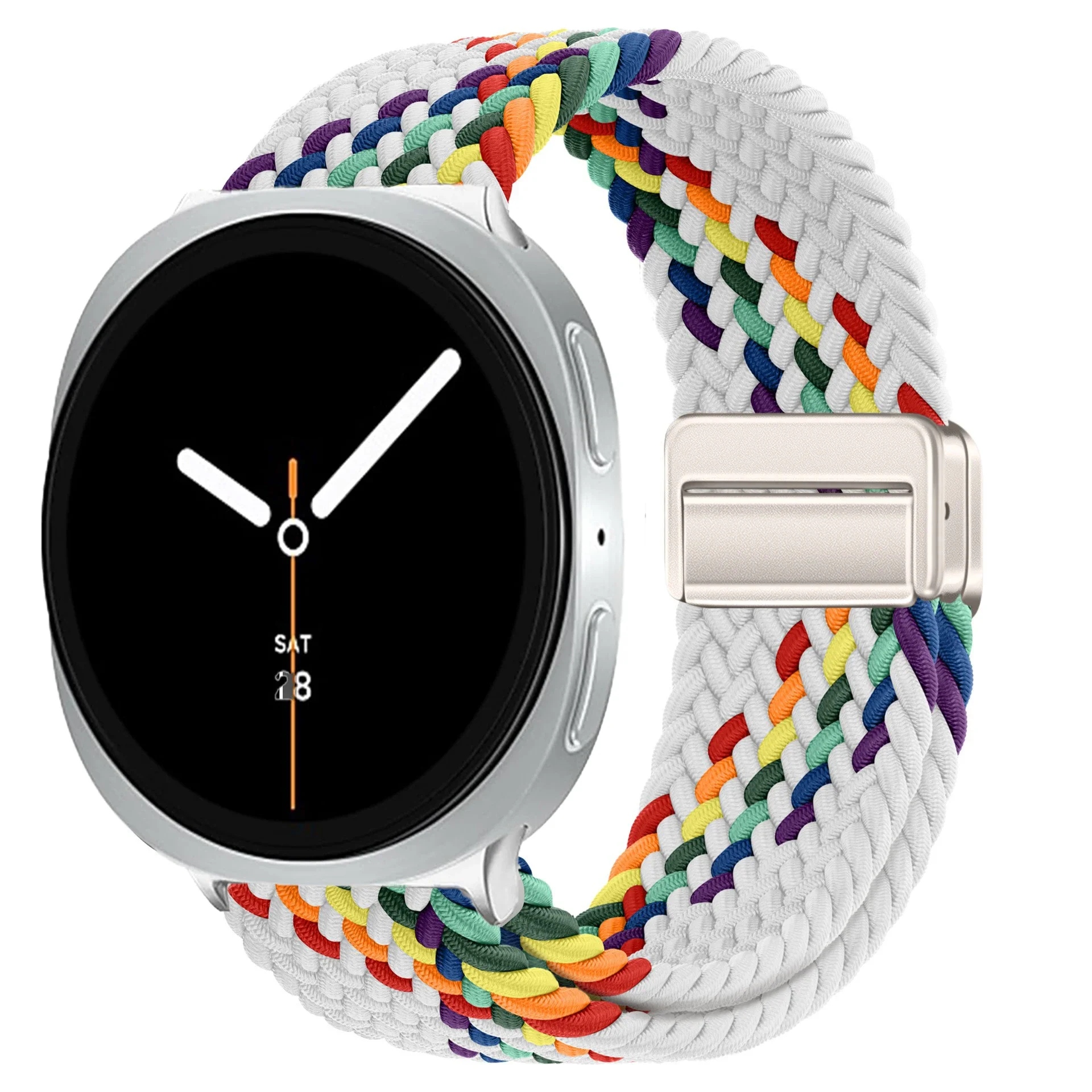 Geflochtenes Solo-Loop-Armband für Samsung Galaxy Watch 8 40/44mm Zubehör Nylon-Armband Correa Galaxy Watch 8 Classic Band 46mm – Detail 16