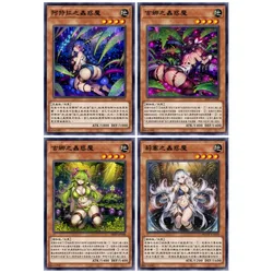 Fai da te fai da te Yu-Gi-Oh! Traptrix Atrax Card Anime Color Flash periferiche Game Collection Card regalo di festa