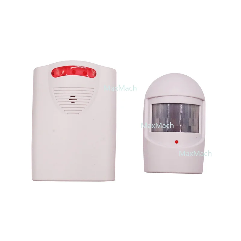 

Сплит беспроводной инфракрасный магазин Greeter Инфракрасный индукционный дверной звонок движения человеческого тела Окупательная сигнализация Противоугонный датчик Пейджер