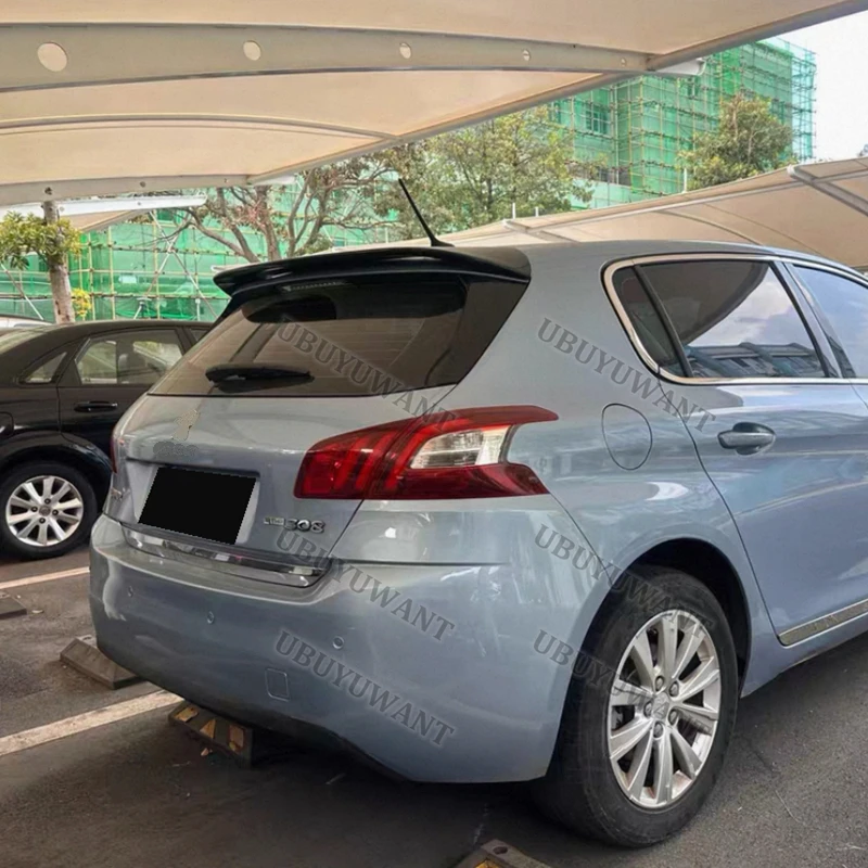 Für Peugeot 308 2014-2019 ABS Heckklappen-Spoiler Ducktail Lippe Flügel – Detail 2