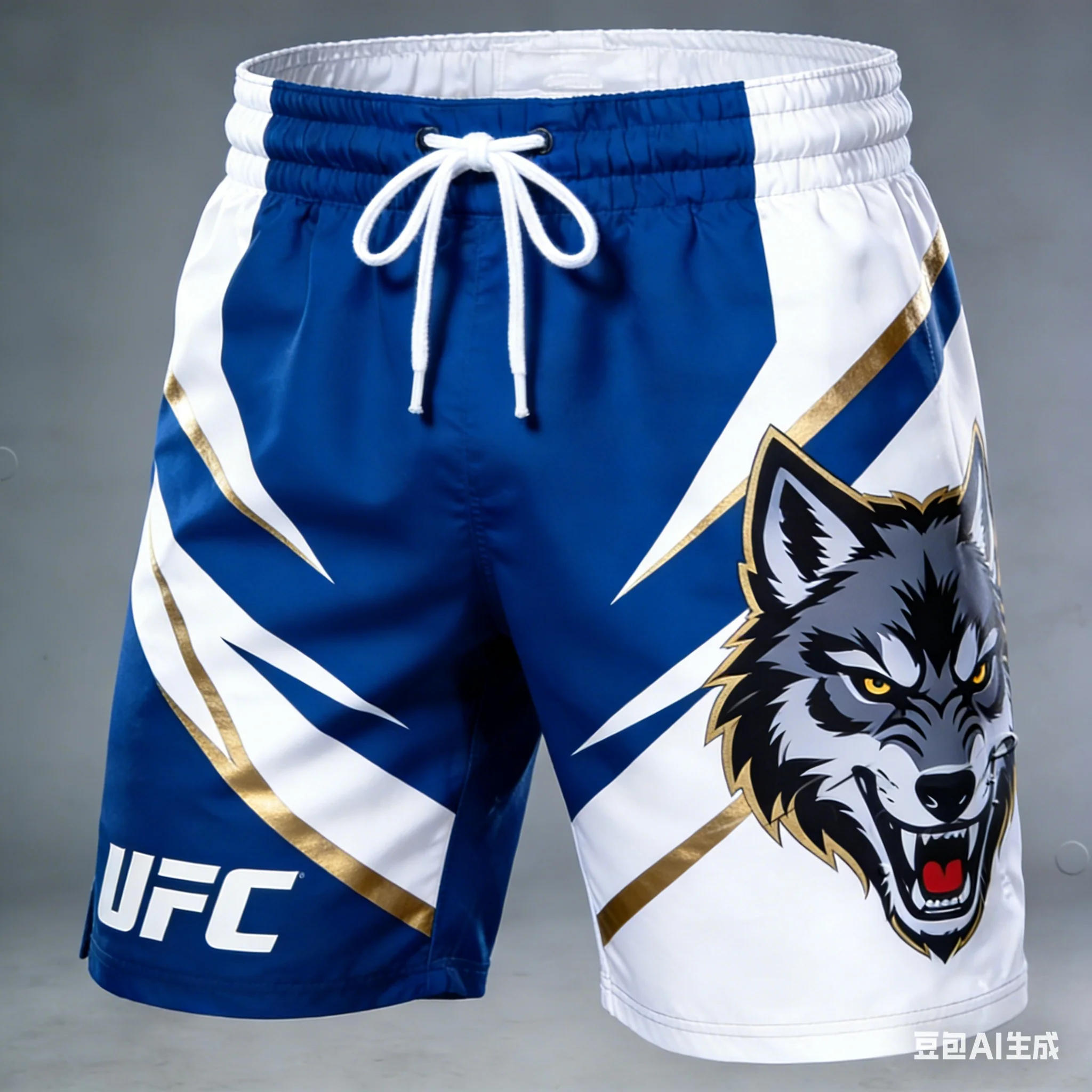 

Новые боксерские шорты UFC Wolf King Design для мужчин и женщин, для ММА, джиу-джитсу, восьмиугольные, увеличенного размера, дышащие, быстросохнущие, для спорта и фитнеса
