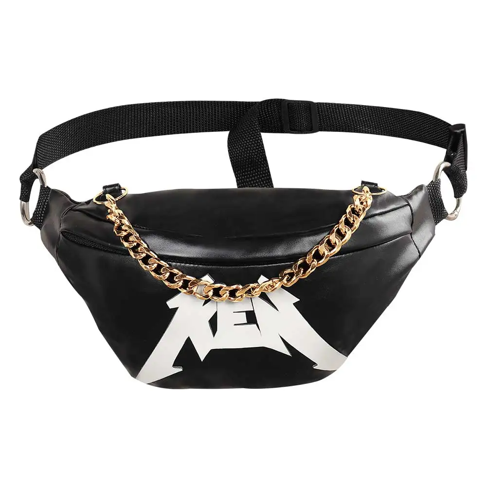 Ken Cosplay Waist Bag Crossbody Travel Sports Bags Chest Waist Pack Adult Retro Disguise Halloween Carnival Costume Accessories