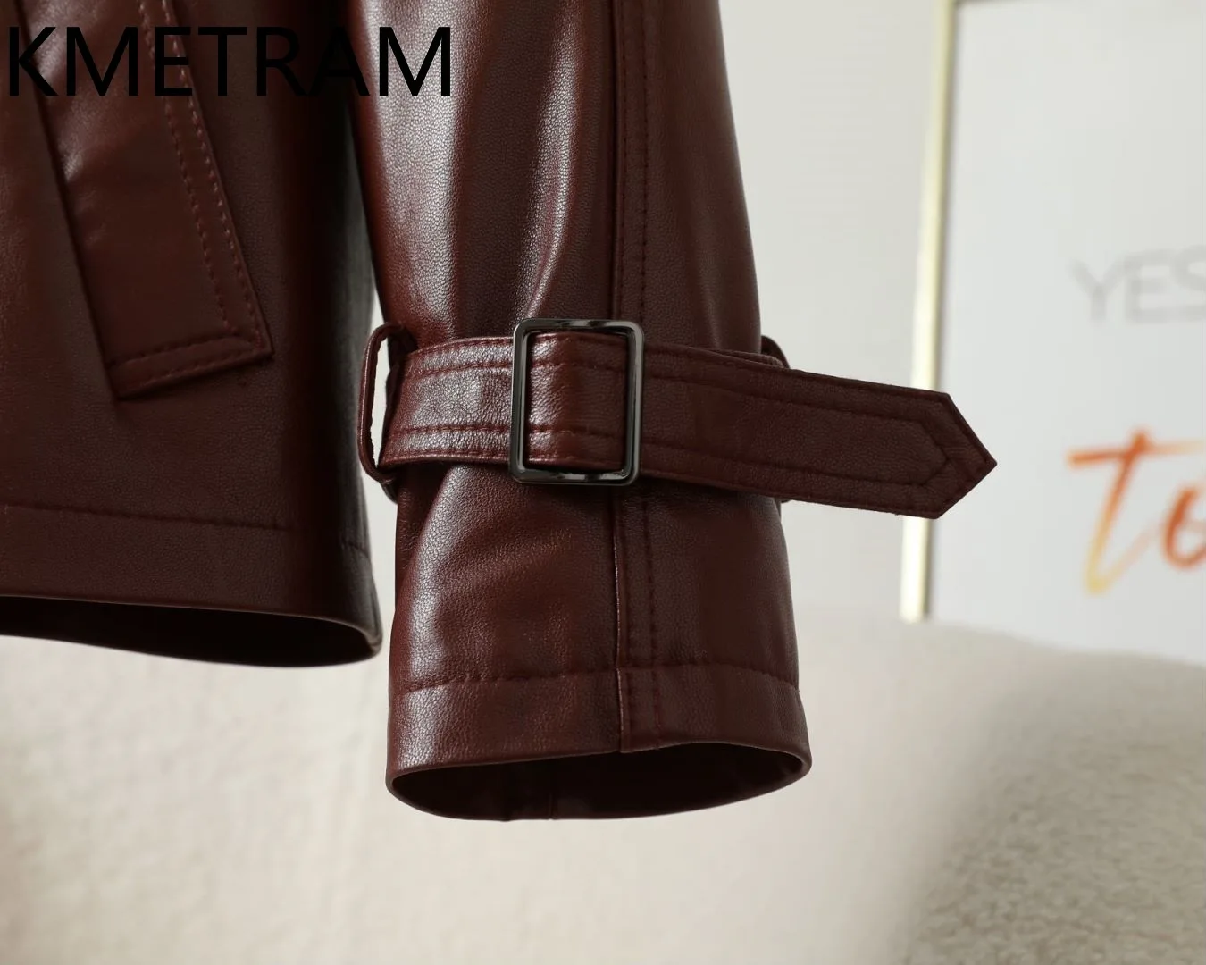 Giacca in pelle di pecora 100% Donna Giacche in vera pelle rossa angora di alta qualità Donna Novità in capispalla Abiti autunnali 2025 Chaquetas