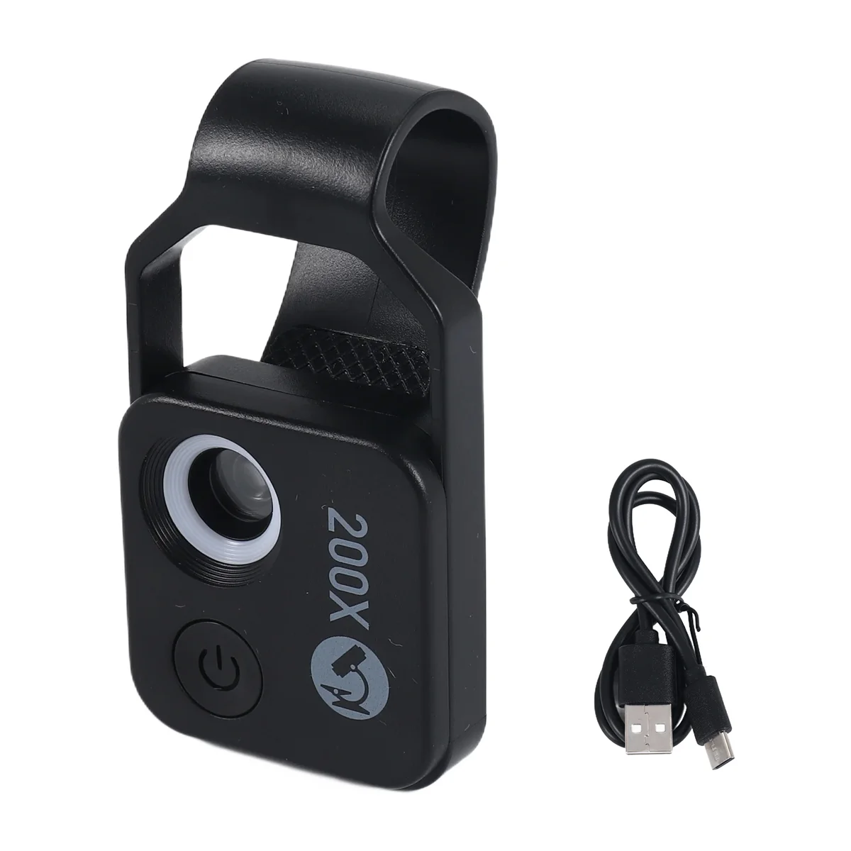 عدسة مجهر تكبير 200X جديدة بدون CPL عدسات ماكرو للجيب الصغير لجميع الهواتف الذكية باللون الأسود #3