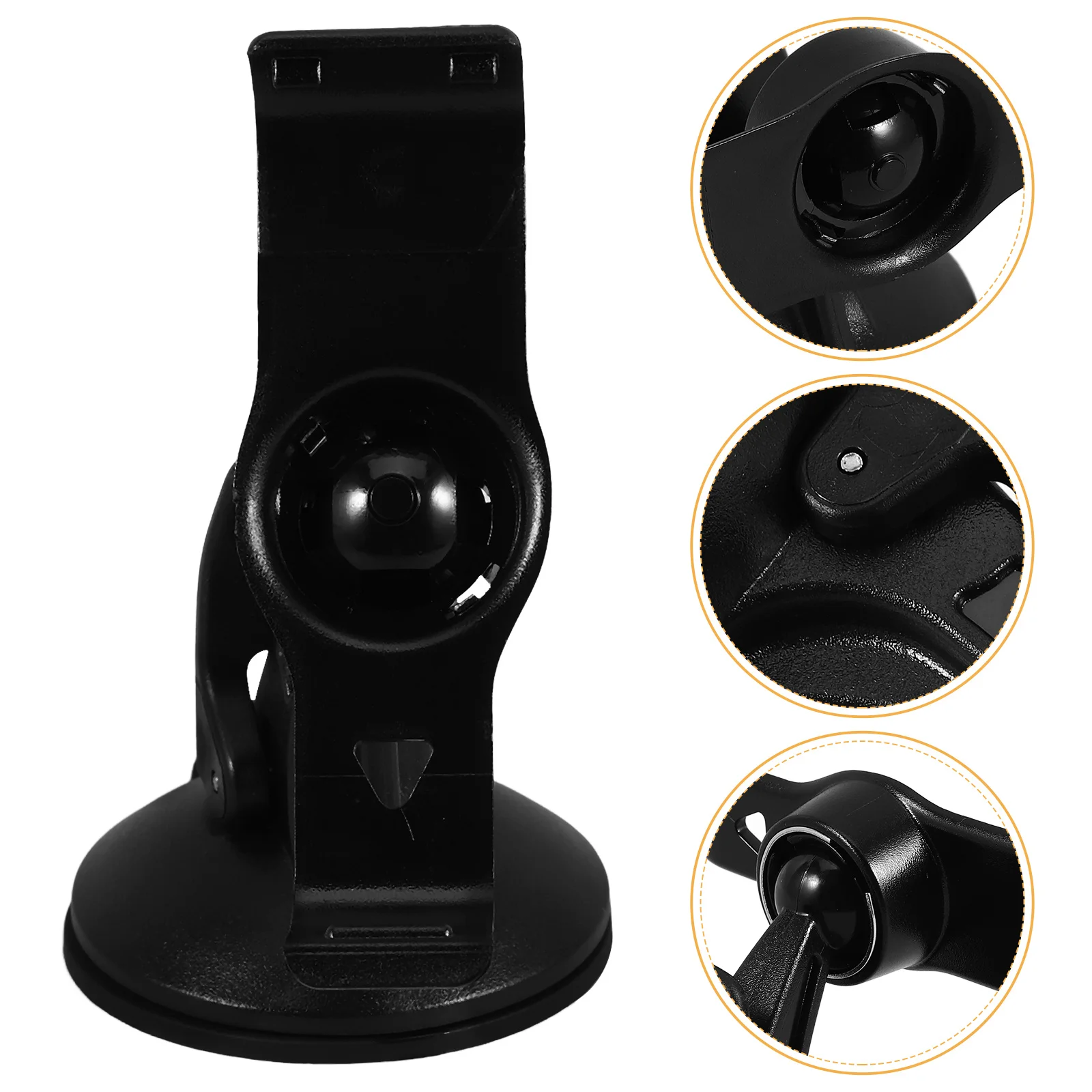 

Durable Universal Car Mount GPS Holder Black Plastic Adjustable Suction Cup Stand 360 Rotary Clip for 2500 2555lmt