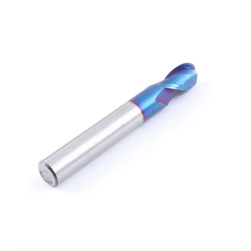 HRC65 Ball End Milling Cutter Cnc Machine Tool HRC65 2 Flute Ball End Milling Cutter