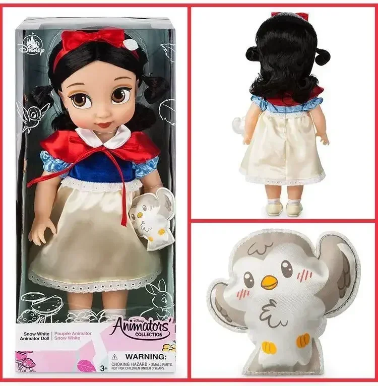 Hot Toys Originate Disney Princess 40cm Anime Figure Doll Toy Snow White Princess Model Mermaid Salon Doll Girl Gift