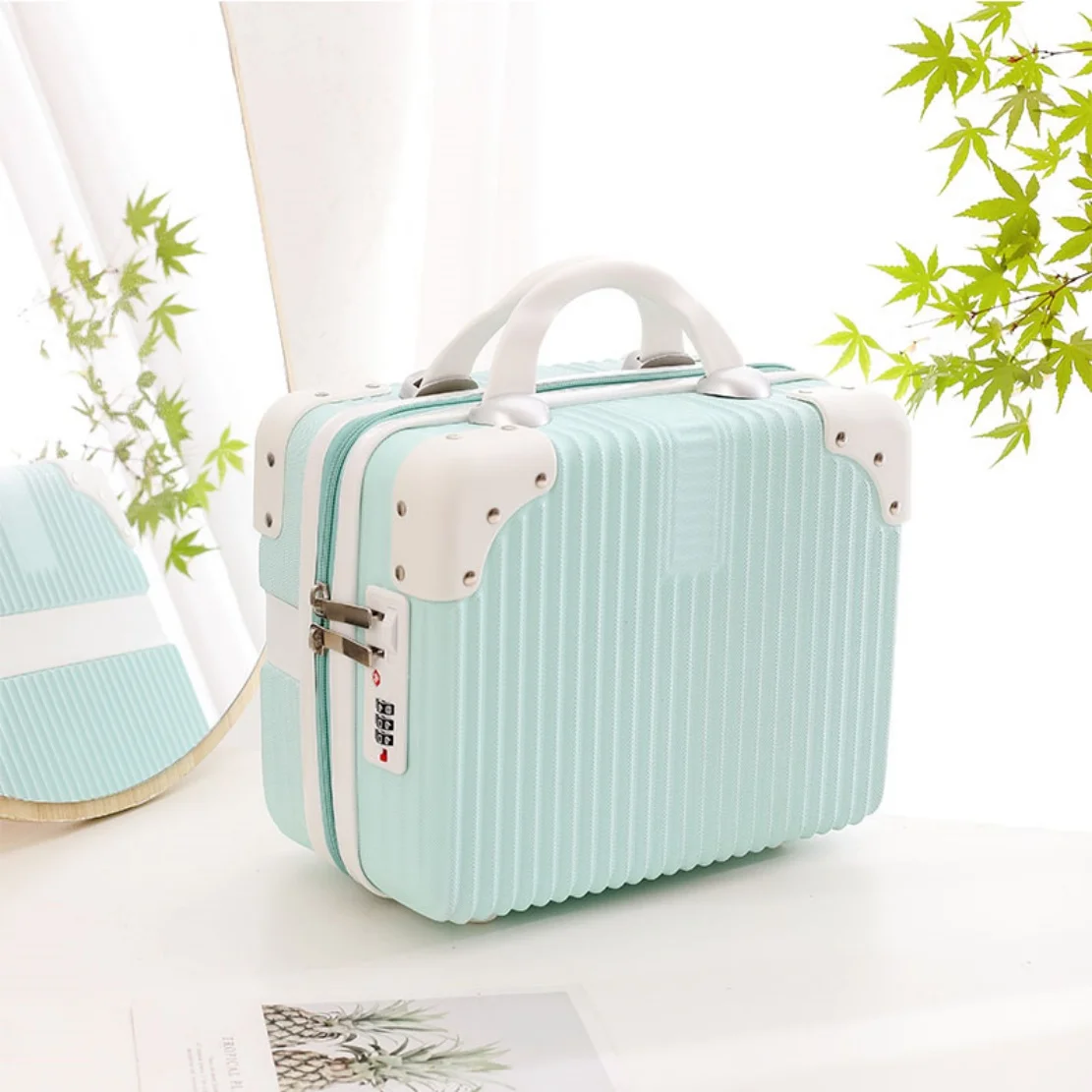 قطعة واحدة من حقيبة مستحضرات التجميل الصغيرة للفتيات الطازجة مقاس 14 بوصة، حقيبة هدايا صغيرة لتخزين اليد