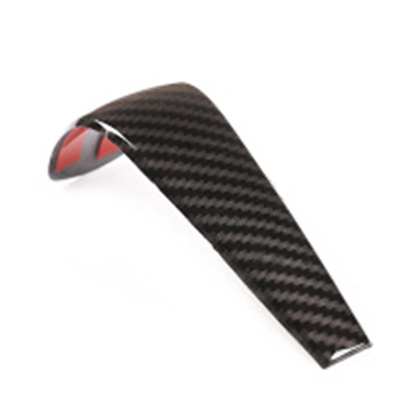 Carbon Fiber Gear Shift Handle Sleeve Cover Stickers for BMW 1 3 Series E90 E92 E87 X1 E84 Auto Interior Accessories