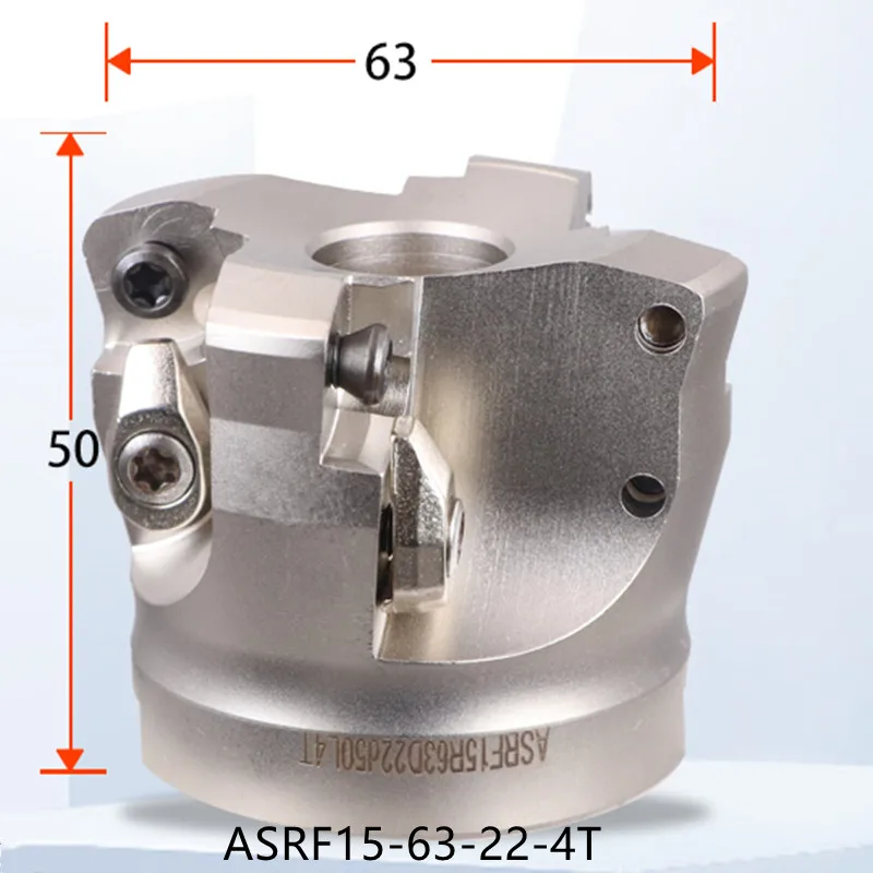 

1pc ASRF15-63-22-4T high feedrate Indexable face mill ASRF15MM face milling cutter SDMT1505