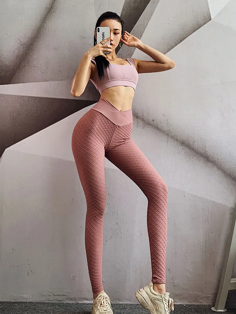 

INLUMINE New Women Three Dimensional Shaping Peach Hip Yoga Pants Seamless Sexy Gym Sports Leggings High Waist Workout Tights