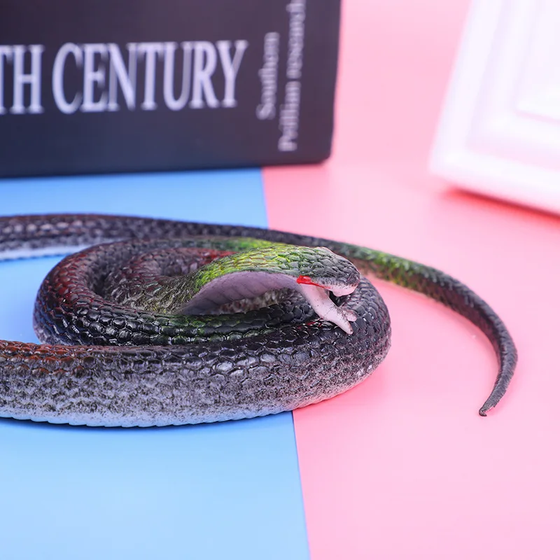 

Fake snake to make people funny simulation snake children simulation soft glue snake strange strange trick fake snake