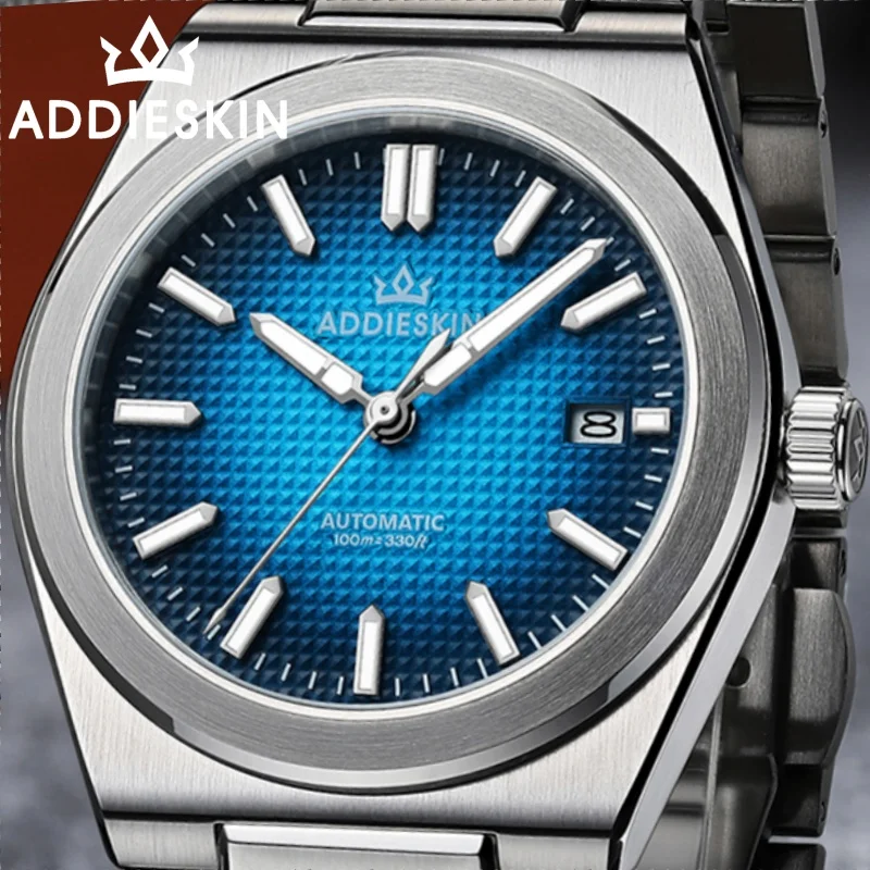 

AddiesKin 39mm K004 BGW9 Luminous Watch For Men 10Bar Diver Sapphire Glass 316L Stainless Steel 9015 Mechanical Automatic Watch