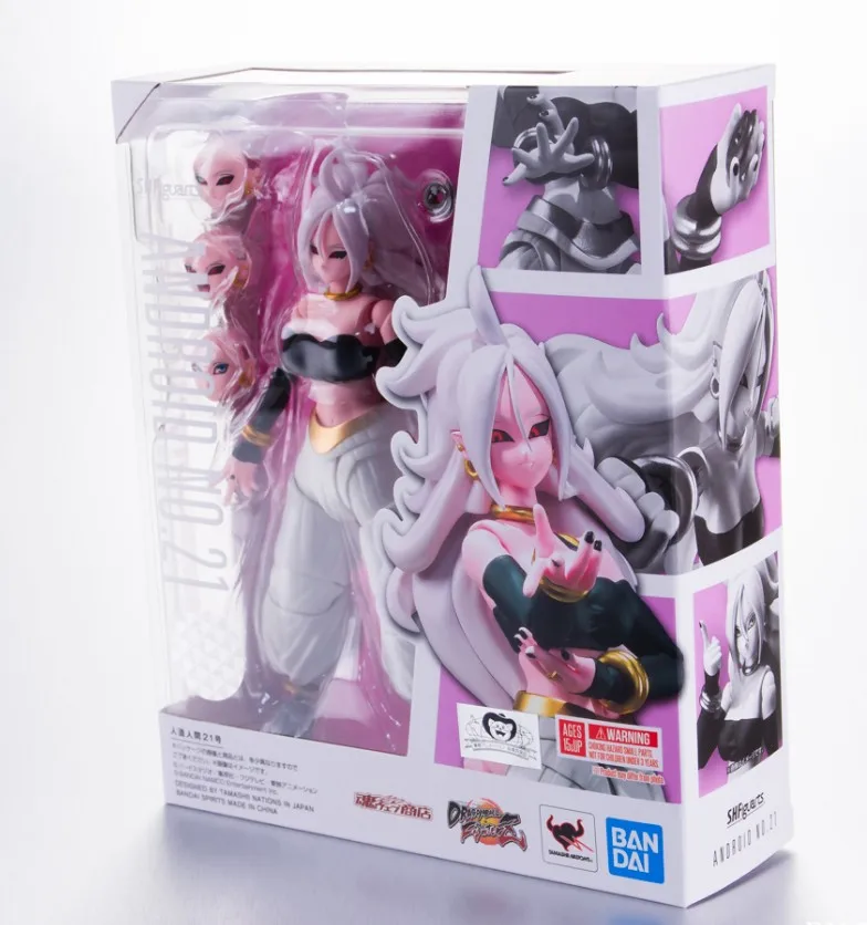 

100% original bandai dragon ball s.h.figuarts shf android no.21 action figures anime model toys collectiable in stock