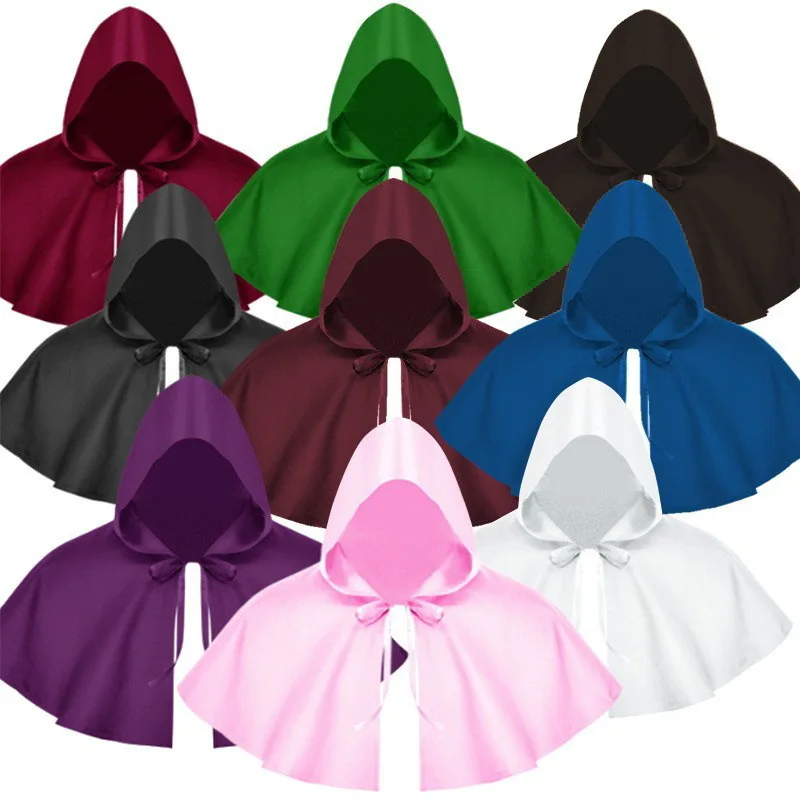 

Halloween Costume Death Cloak Men Women Medieval Hat Men Cloak Cosplay Costume Multi Color Tops Fashion Cosplay