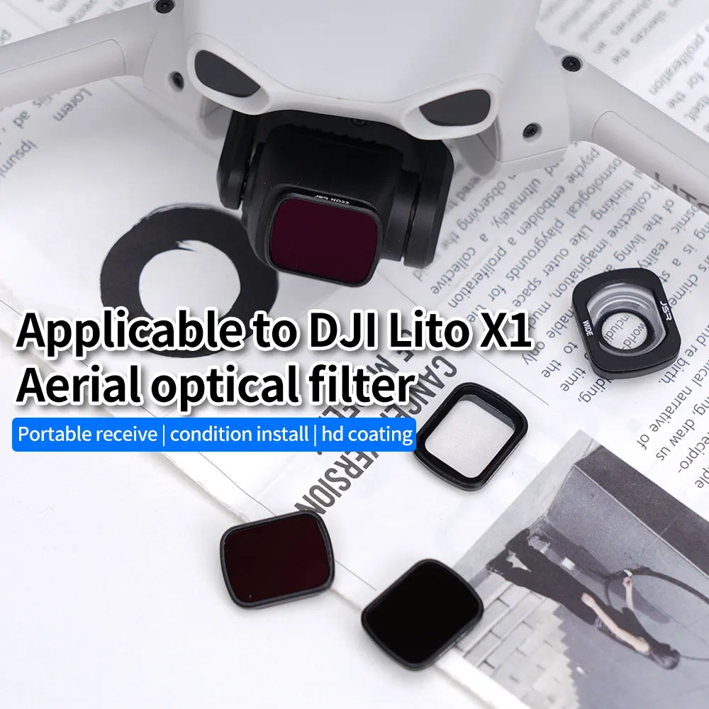 Filtry obiektywu DJI Lito X1 CPL UV ND8 ND16 ND32 ND64 ND/PL, lekkie filtry do kamery, akcesoria do drona DJI Flip — zdjęcie produktu 3