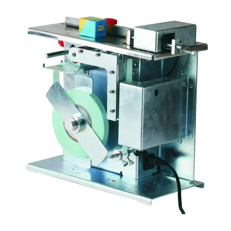 Semi-automatic sealing transparent self-adhesive 90 degree right angle corner automatic labeling machine