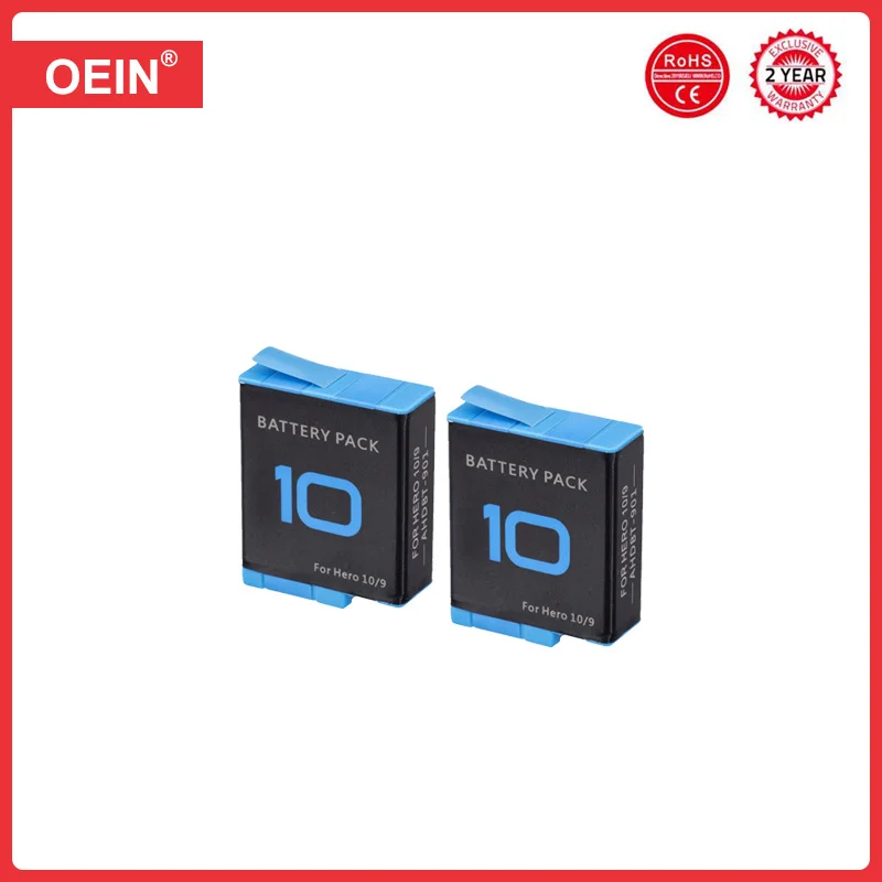 แบตเตอรี่1800มิลลิแอมป์สำหรับ GoPro HERO 10 + LED 3ช่องชาร์จพร้อมพอร์ต Type-C สำหรับ GoPro HERO 9 Go Pro 10 HERO 11กล้องกีฬา