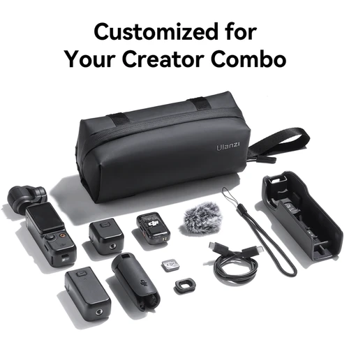 Imagen 2 del producto Ulanzi PK-04 Bolsa de transporte para DJI Osmo Pocket 3 Diseño personalizado Estuche de fotografía portátil liviano para accesorios al aire libre