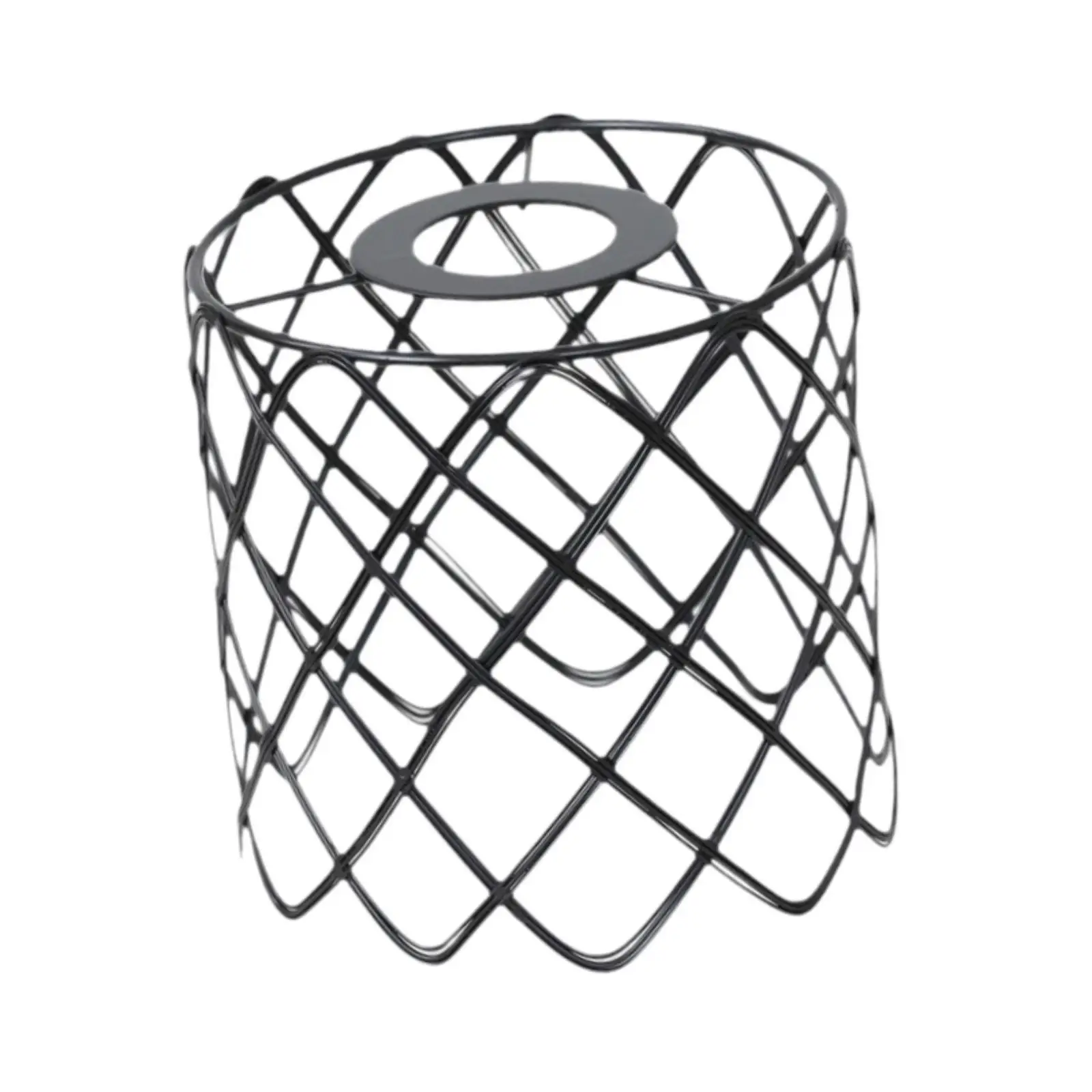 

Cylinder Lampshade Decors Farmhouse Iron Lamp Shade Chandelier Shade Industrial for Restaurant Bathroom E14 Office Dining Room