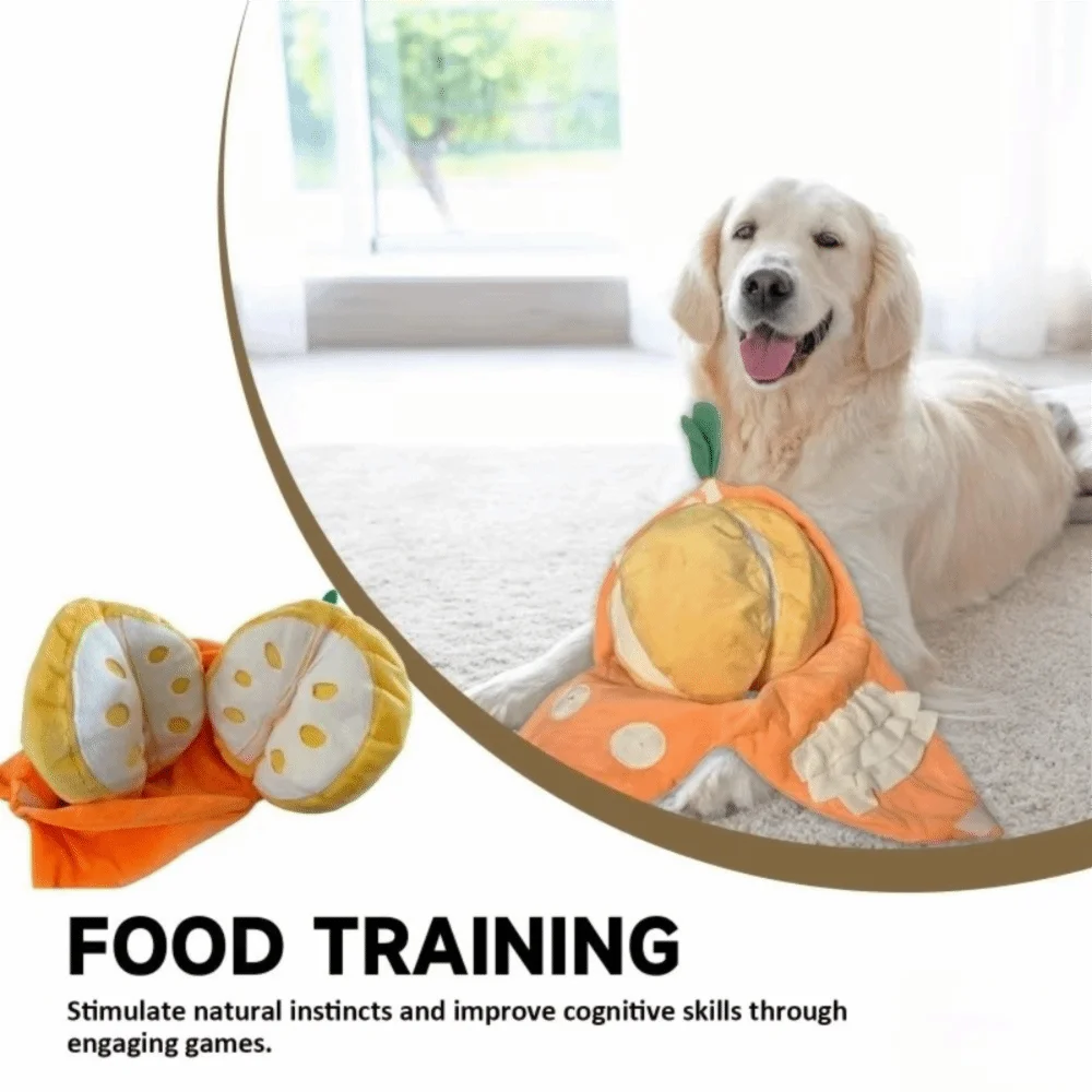 

Fun Dog Toy Interactive Anxiety Relief Squeaky Crinkle Papers Treat Dispenser Small Dogs