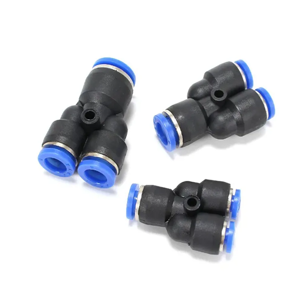 PU Pneumatic Pipe Fittings, pneumatic accessories, 4mm, 6mm, 8mm, 10mm, 12mm, 14mm exhaust pipe fittings, PE, PZA,PY fittings