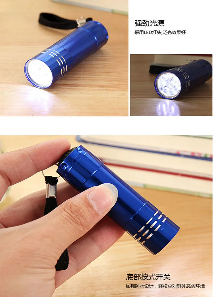 Mini linterna portátil para acampar al aire libre, luz de emergencia, Mini luz para apretar, Micro linterna LED, Mini linterna LED, 1 ud.