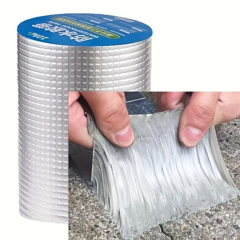 1 Rolle Superstarkes wasserdichtes Butylband, hitzebeständiges Dichtmittel für Dach, Rohr, Wand, Wohnmobil, Fenster, Boot, Metall, keine Erwärmung erforderlich