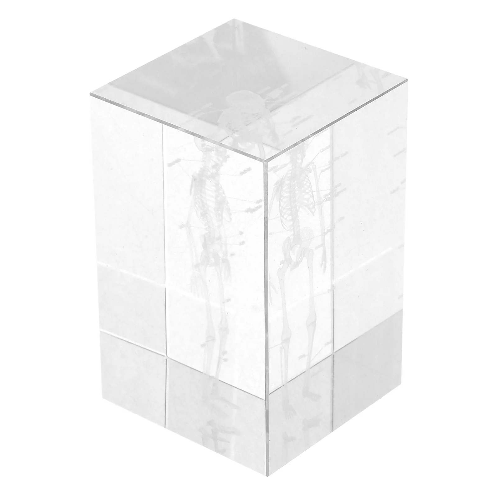 

Crystal 3D Human Anatomical Cube Paperweight For Home Office Medical Teaching Tools Educational Display Decor Science