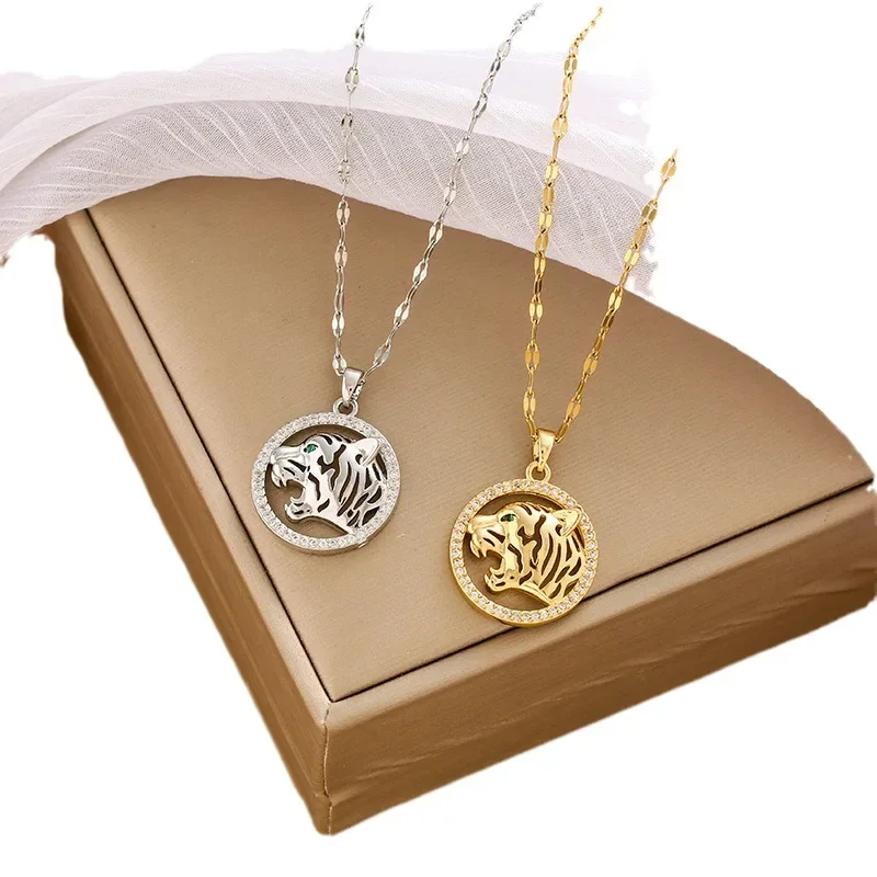 Креативное, модное, индивидуальное и классическое ожерелье на ключицу с леопардовым принтом и ожерелье на голову с леопардовым принтом