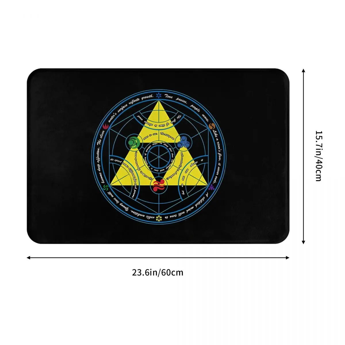 Transmutation Of Time Game Non-slip Doormat Carpet Living Room Kitchen Mat Outdoor Indoor Modern