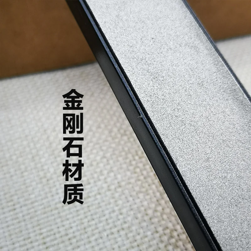 Multi-Grit Diamond Sharpening Stone Set Angle Guide Included Kitchen & Outdoor Knife Sharpener