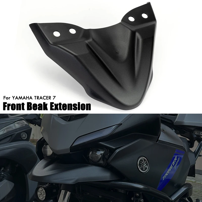For YAMAHA MT-07 FJ-07 TRACER 7 7GT 700 700GT 20-26 Beak Nose Extension Cover Spoiler Front Winglets Fairing Aerodynamic Wing