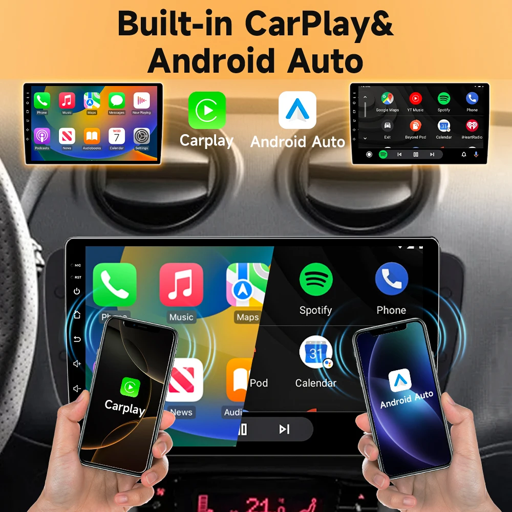 

Wireless CarPlay Android Auto Radio For Seat Ibiza 6j 2009-2013 Multimedia Navigation GPS Head Unit Video Player 5G WIFI 2din