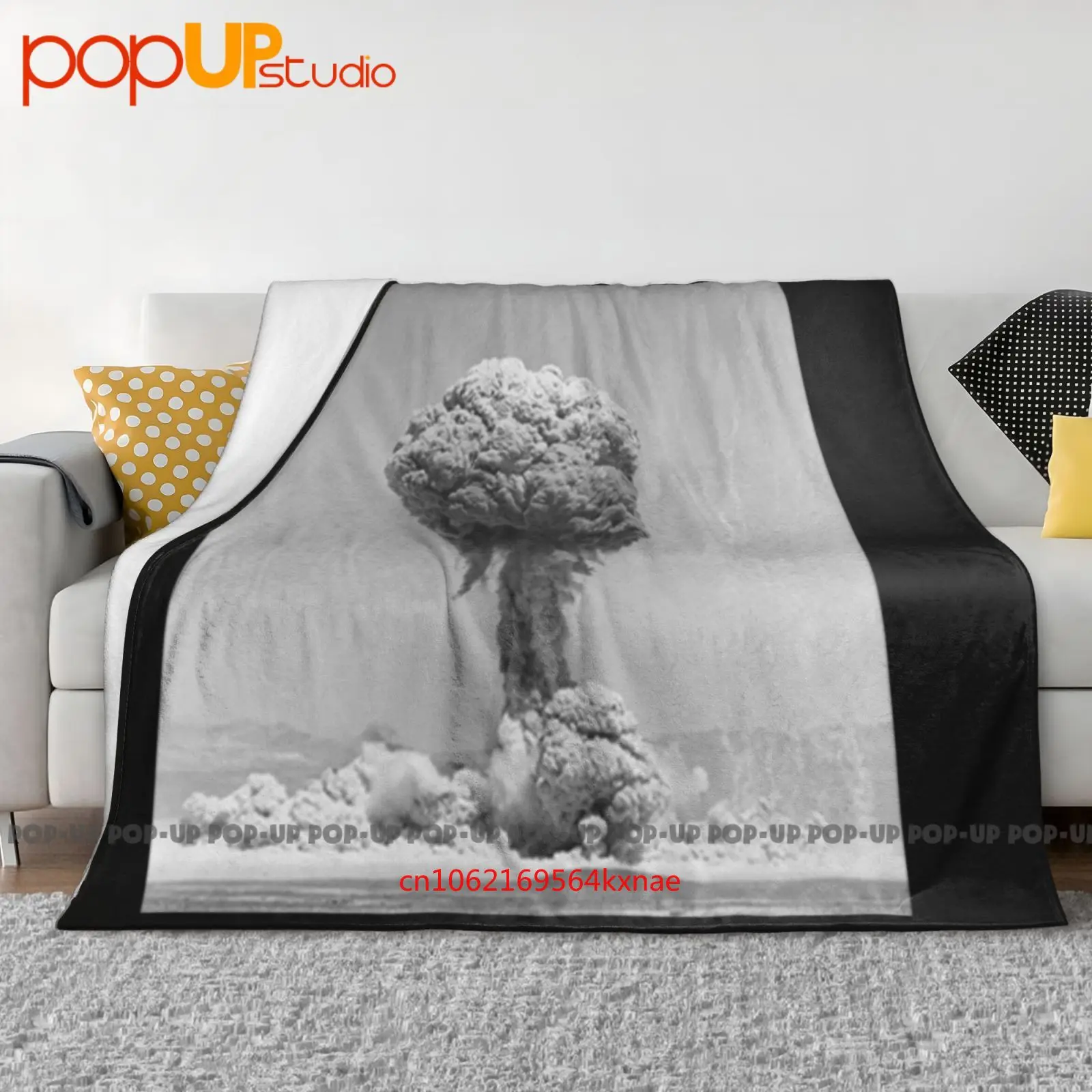 Atomic Bom Test 1948 Nuclear Explosion Ultra-Soft Blanket Quilt Winter Sofa Cover Bed Covers