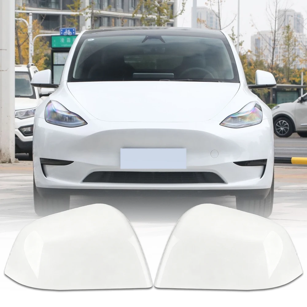 Car Accessories Cover Mirror Rearview Mirror Housing For Tesla Model Y 2021 2022 2023 2024