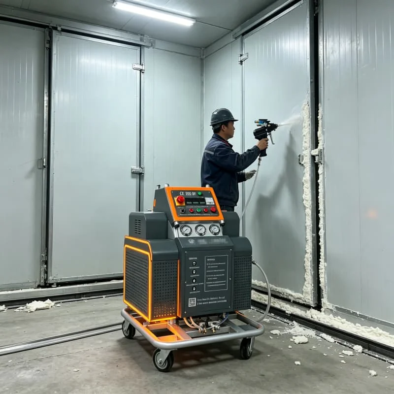 Pneumatic Polyurethane Spraying Machine For Two Component Foam Insulation Waterproof Coating Construction