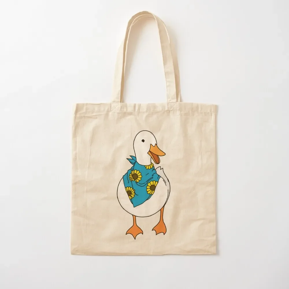 

Happy Duck Tote Bag hand bag ladies the tote bag Canvas stote Canvas Tote