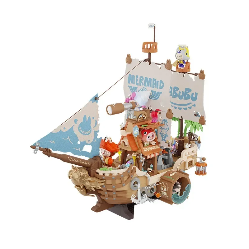

POPMART LABUBU THE MONSTERS Chasing Mermaids Series Blocks Blind Box Genuine Toys Anime Action Figure Doll Mystery Box Gifts